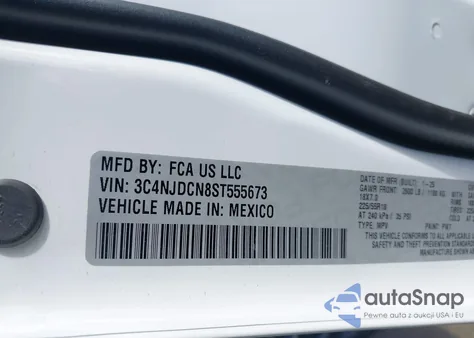 2025 Jeep Compass Limited 4X4 from USA, damaged, VIN 3C4NJDCN8ST555673